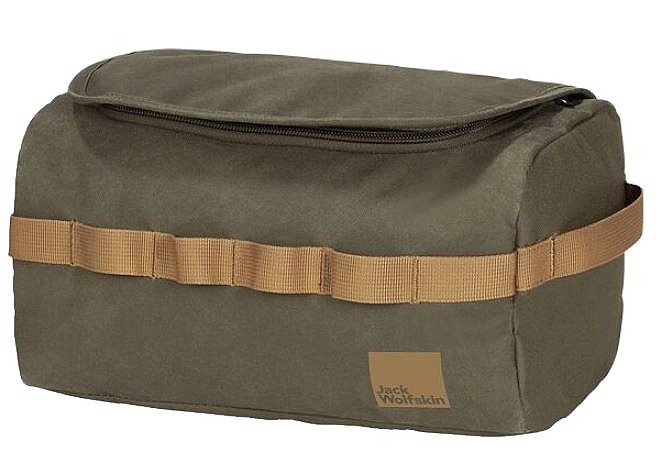 Kulturbeutel Jack Wolfskin Konya Washbag Island Moss blackcomb