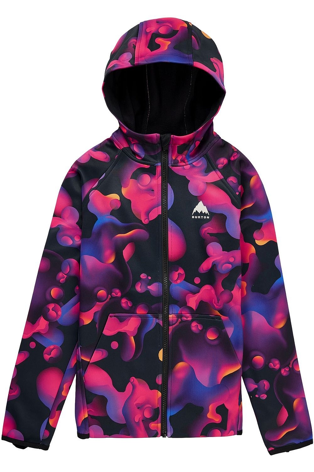 sweat-shirt Burton Crown Weatherproof Fleece Zip - Lava Lamp