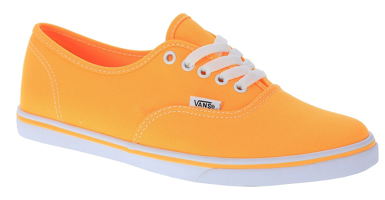 vans authentic lo pro neon