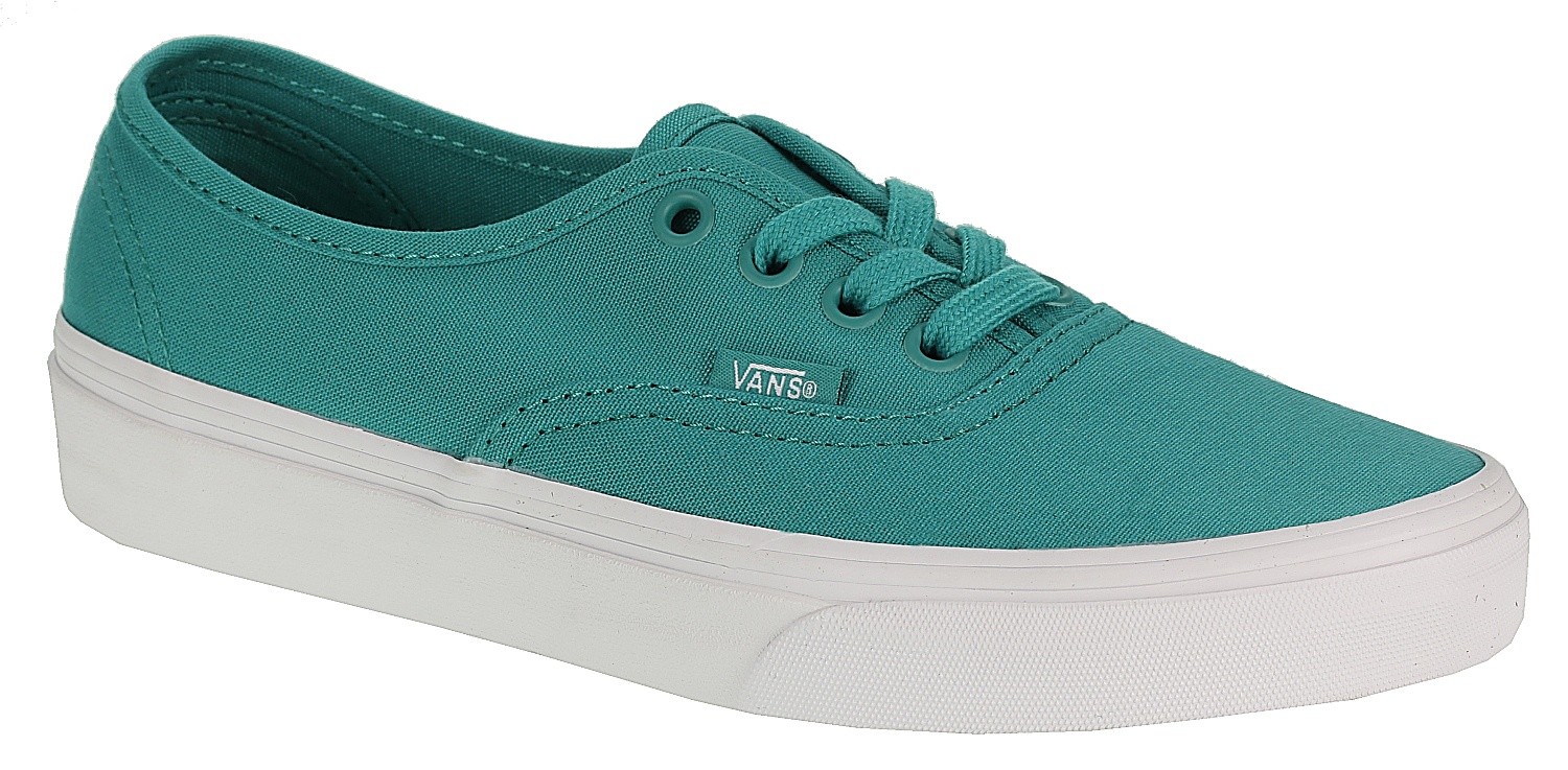 vans authentic skate shoe turquoise mono