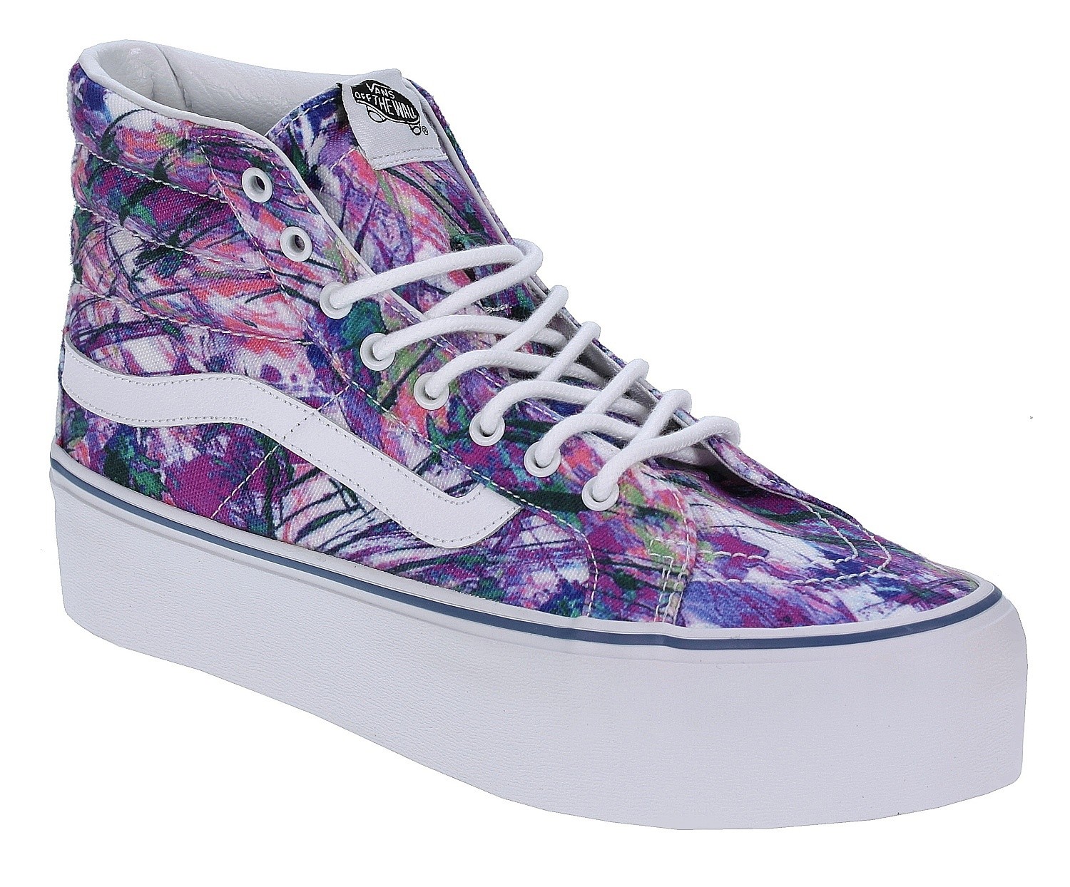 purple platform vans