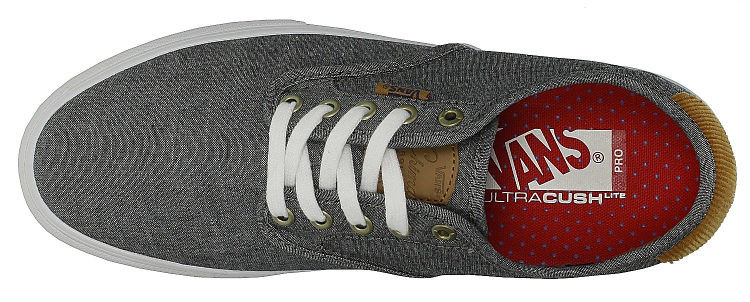 vans chima pro cord chambray skate shoes
