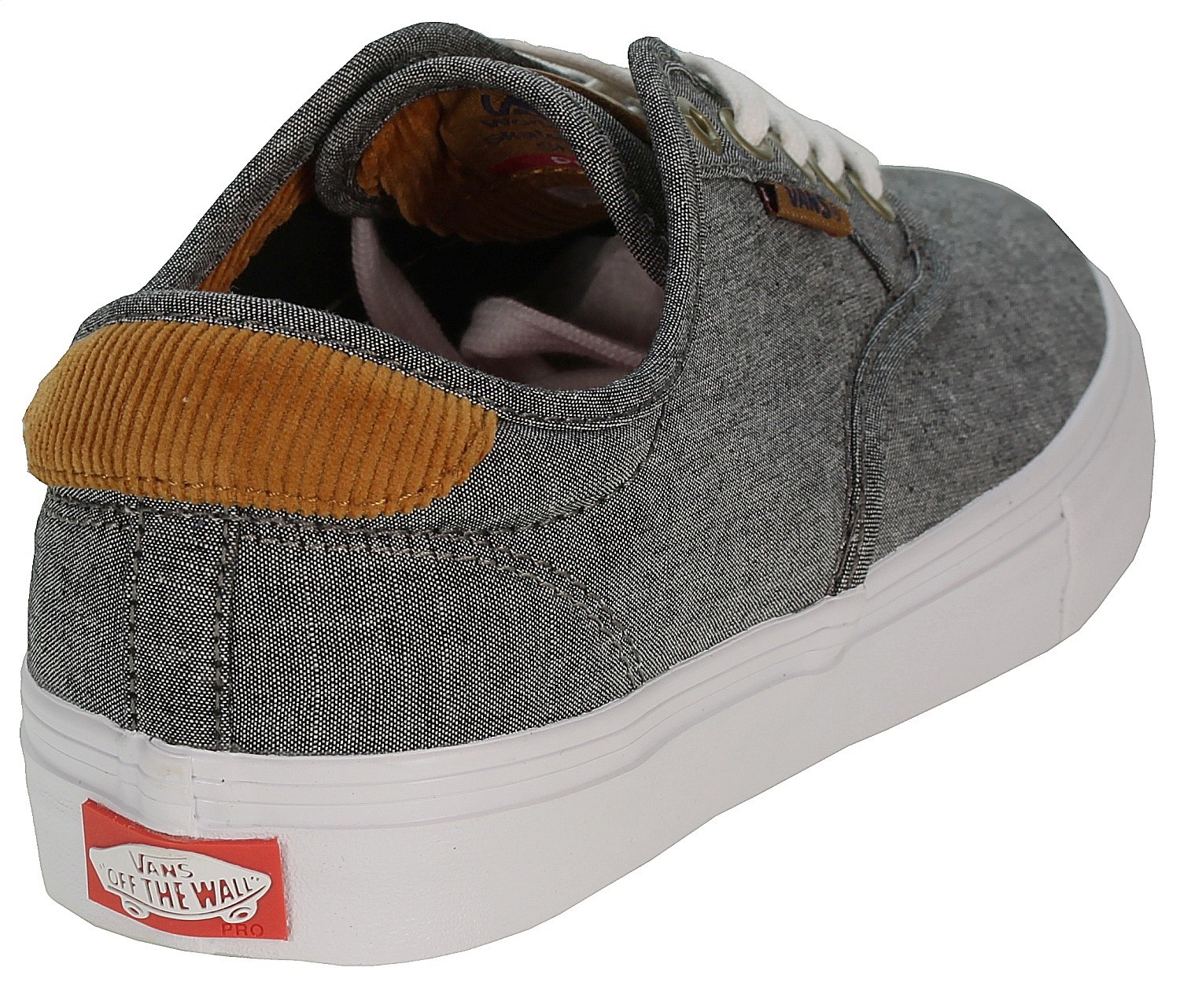 vans chima pro cord chambray skate shoes
