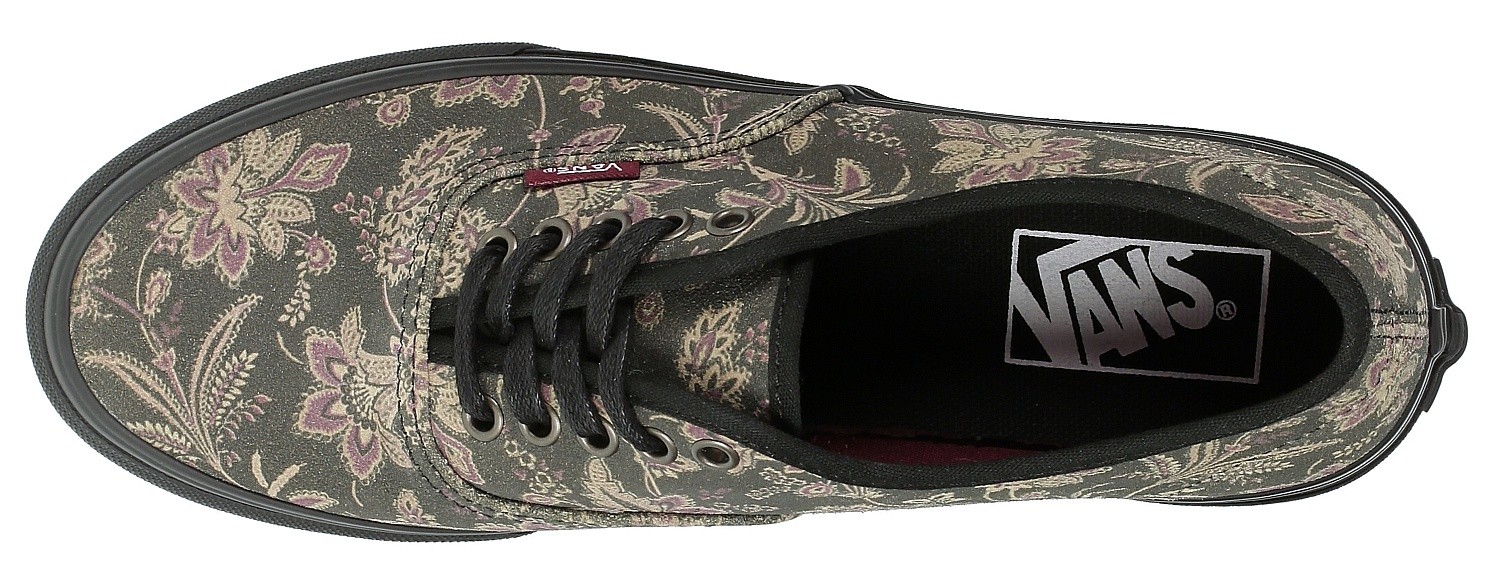 suede floral vans