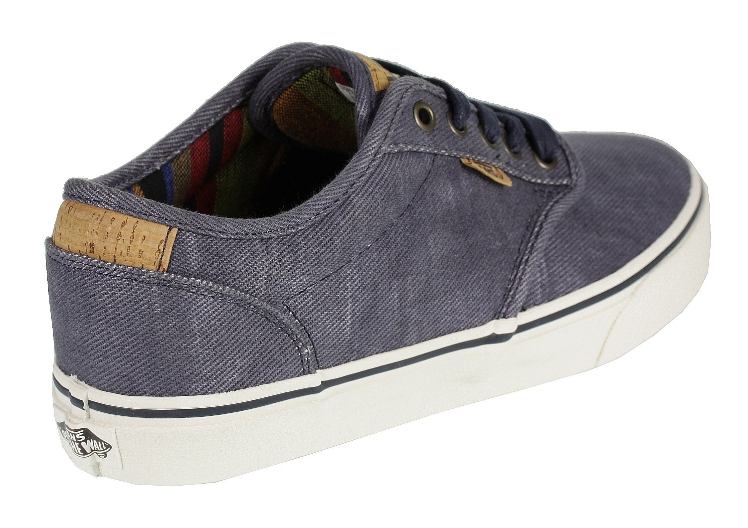 Black Men'S Atwood Hi Washed Twill Sneakers Black Men'S Atwood Hi Washed Twill Sneakers