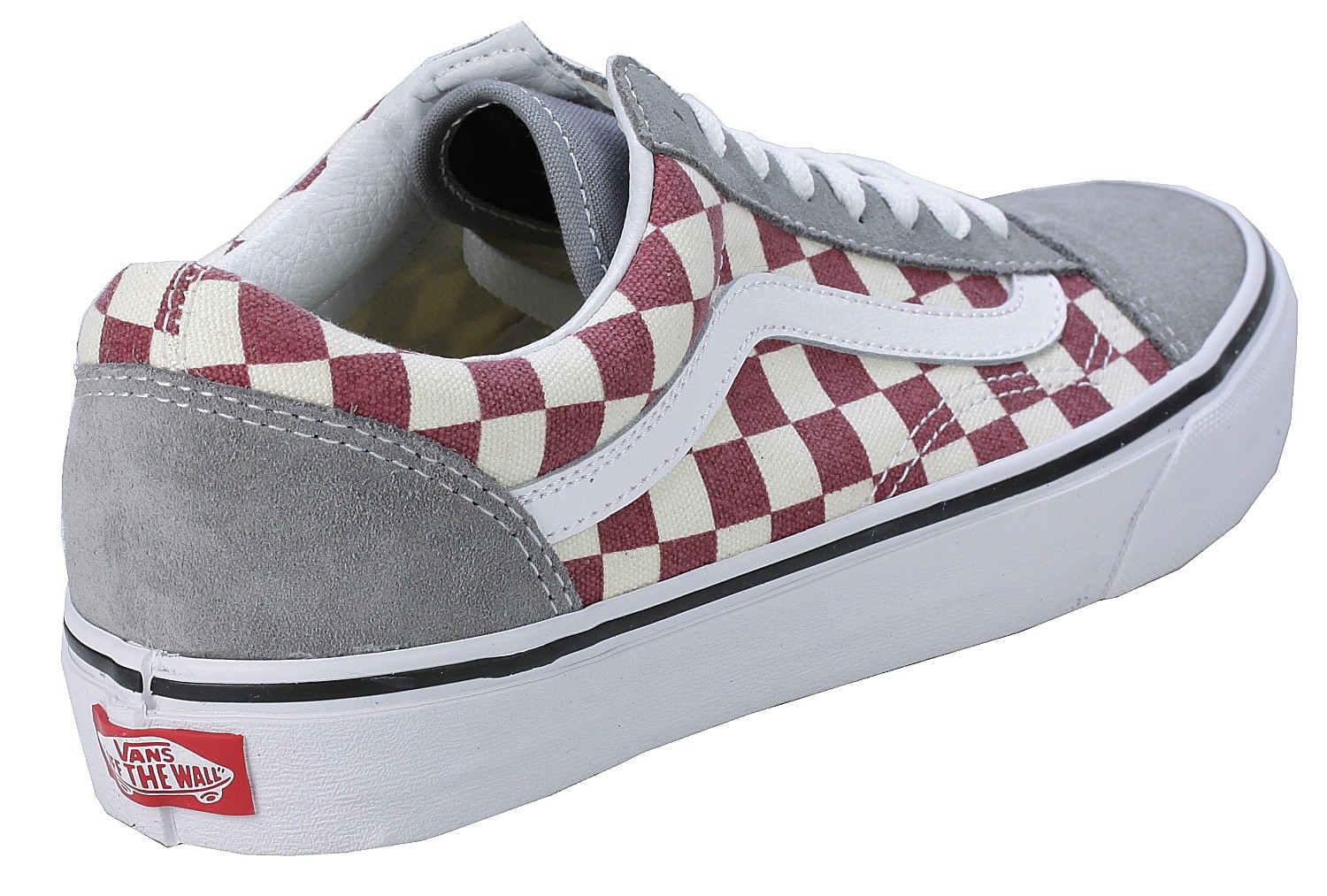 vans checkerboard rhubarb