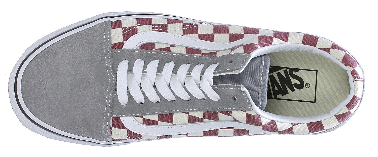 vans old skool checkerboard frost grey rhubarb vans old skool checkerboard frost grey rhubarb