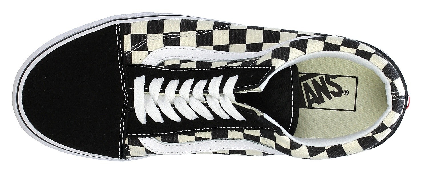 vans old skool checkerboard black espresso