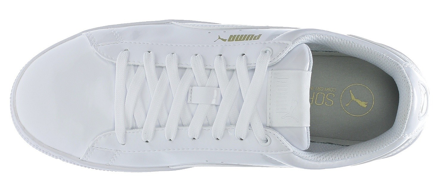 puma vikky platform patent white