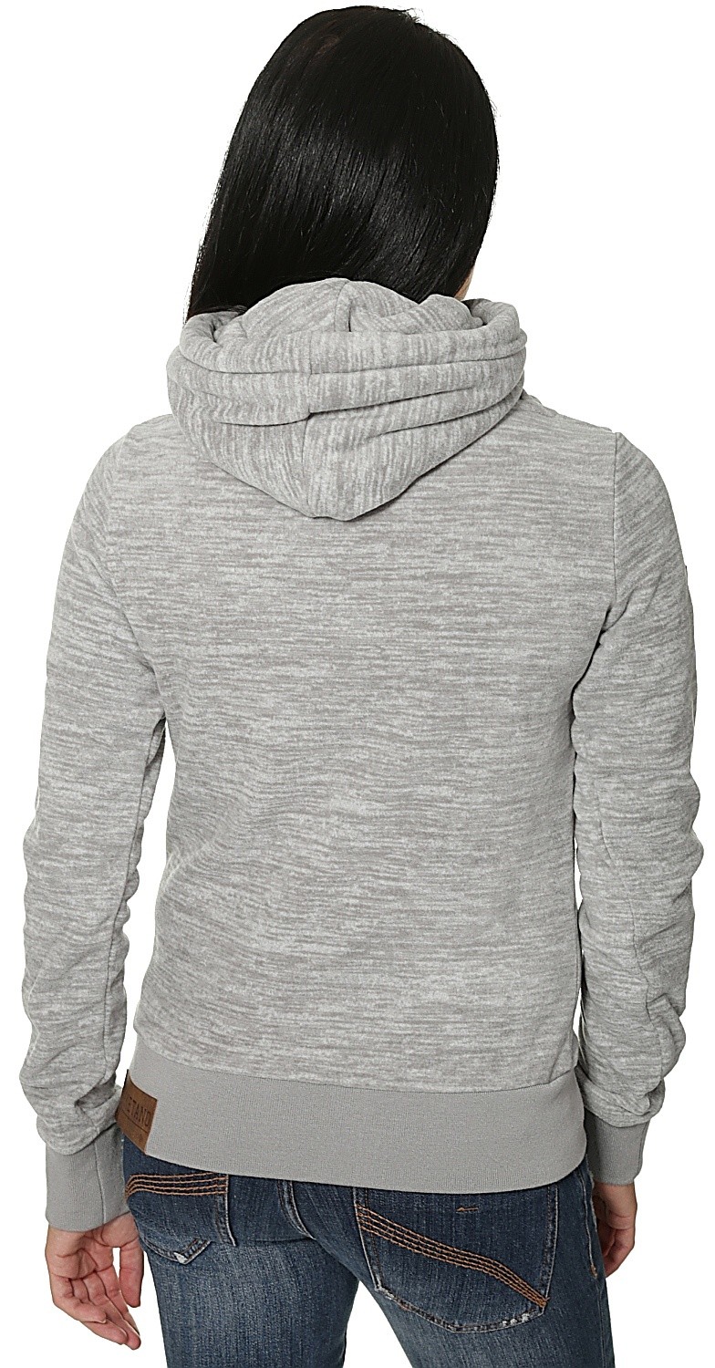 naketano glitzermuschi grey melange hoodie