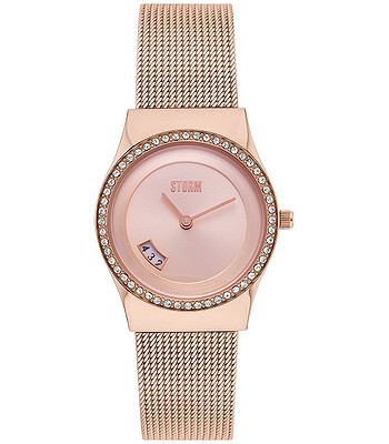 Hodinky Storm Cyro Crystal Rose Gold Blackcomb Cz