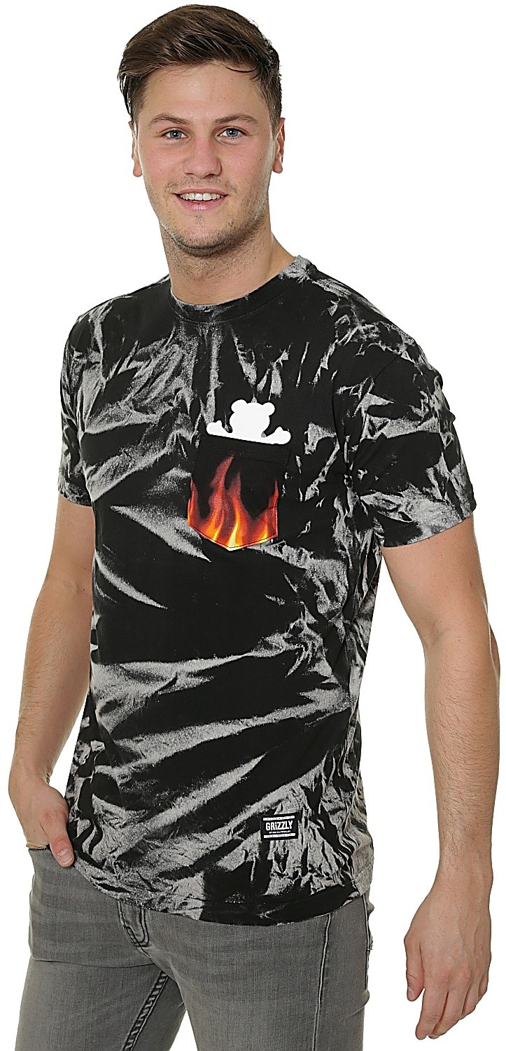 T-Shirt Grizzly X Ghost Rider Flame 