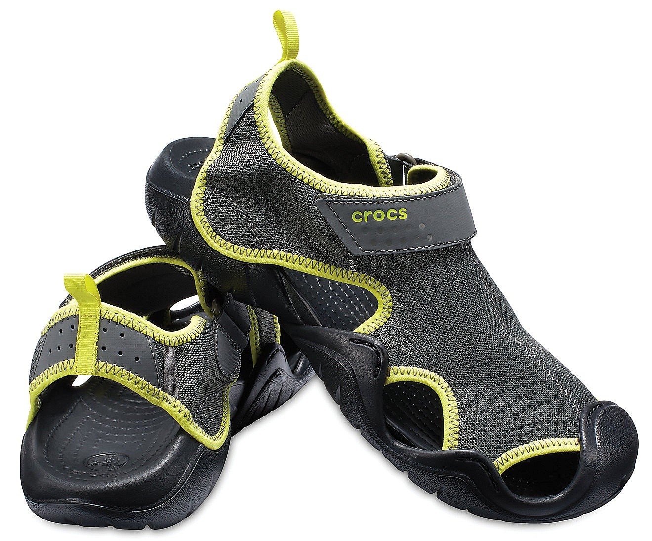 crocs tennis ball green