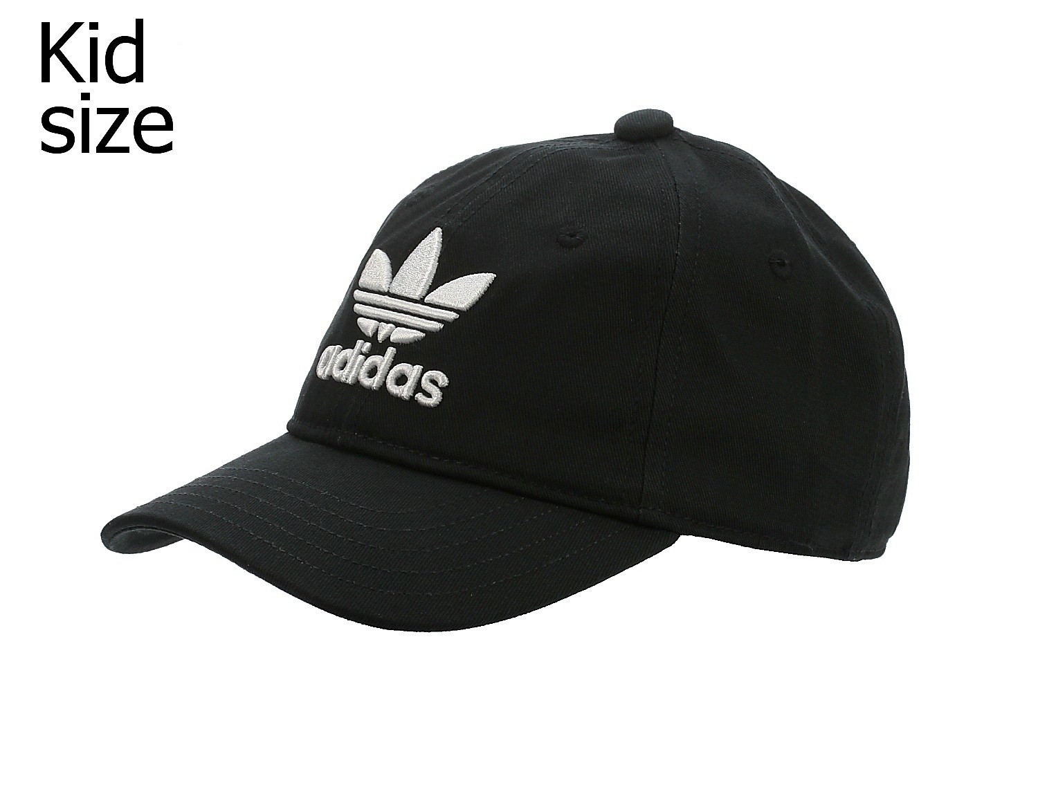 Kappe adidas Originals Trefoil Cap Child Black blackcomb Kappe adidas Originals Trefoil Cap Child Black blackcomb