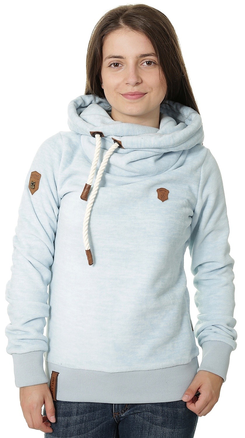 naketano glitzermuschi grey melange hoodie