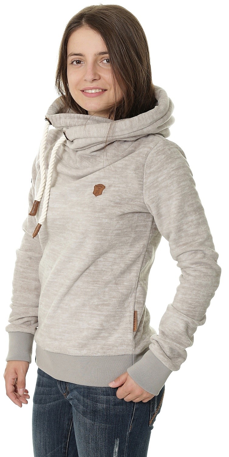 naketano glitzermuschi grey melange hoodie