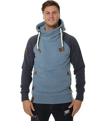 Sweatshirt Naketano Perverser Pool Blue Melange Dark Night Melange Men S Blackcomb Shop Eu