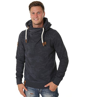 Sweatshirt Naketano Inkasso Henry Indigo Blue Melange Men S Blackcomb Shop Eu