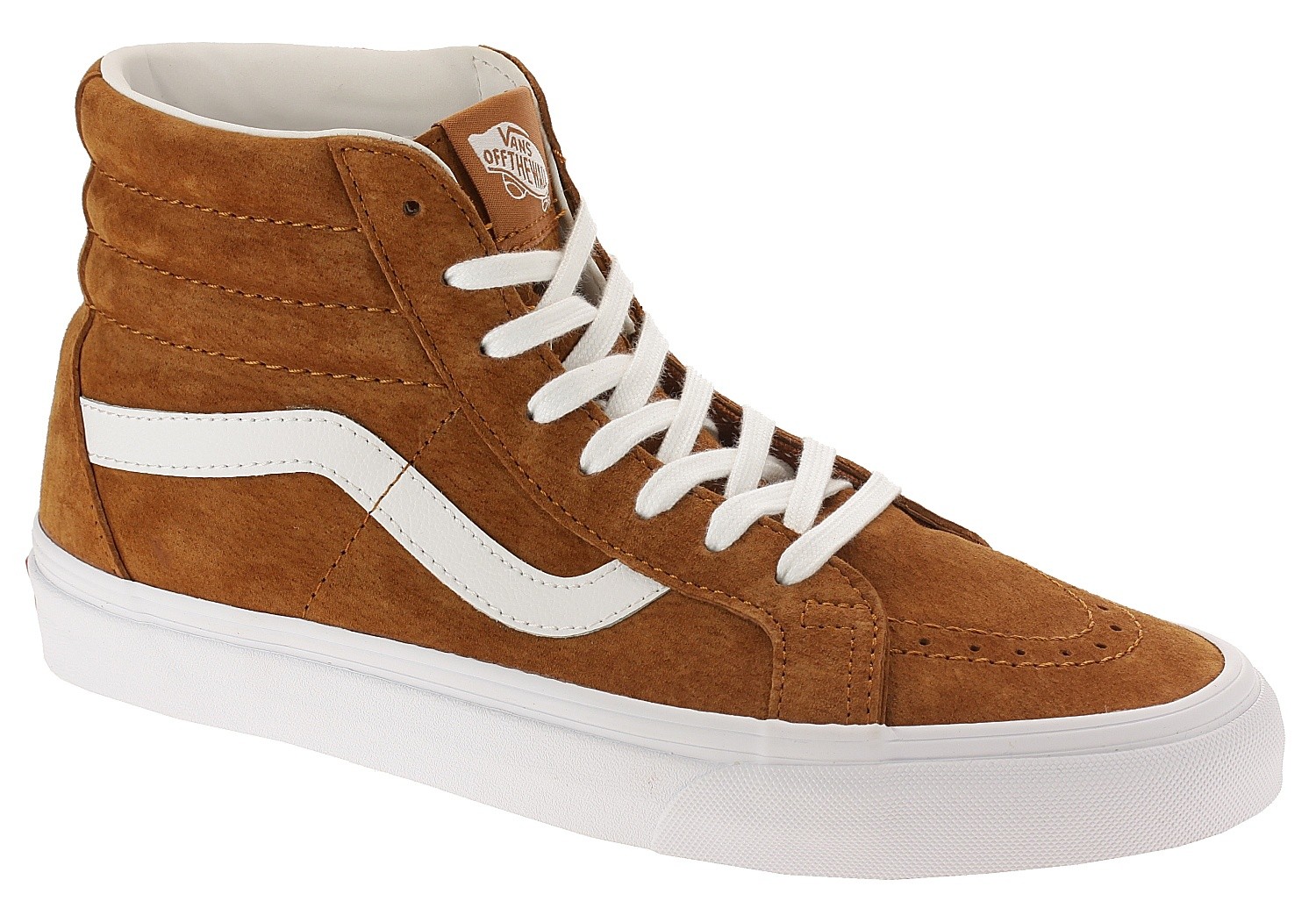 vans sk8 hi reissue leather brown
