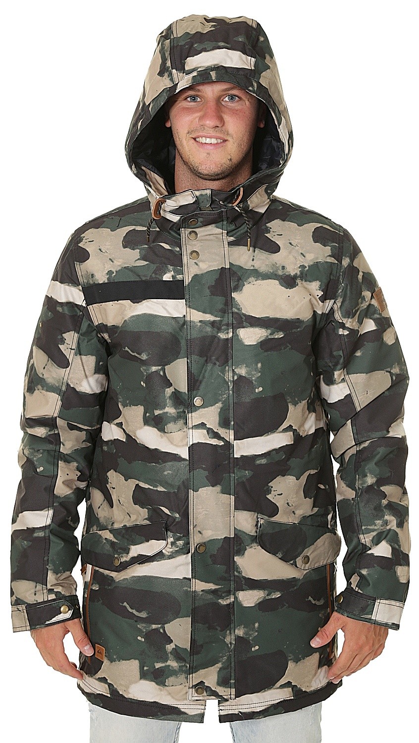 quiksilver camo jacket