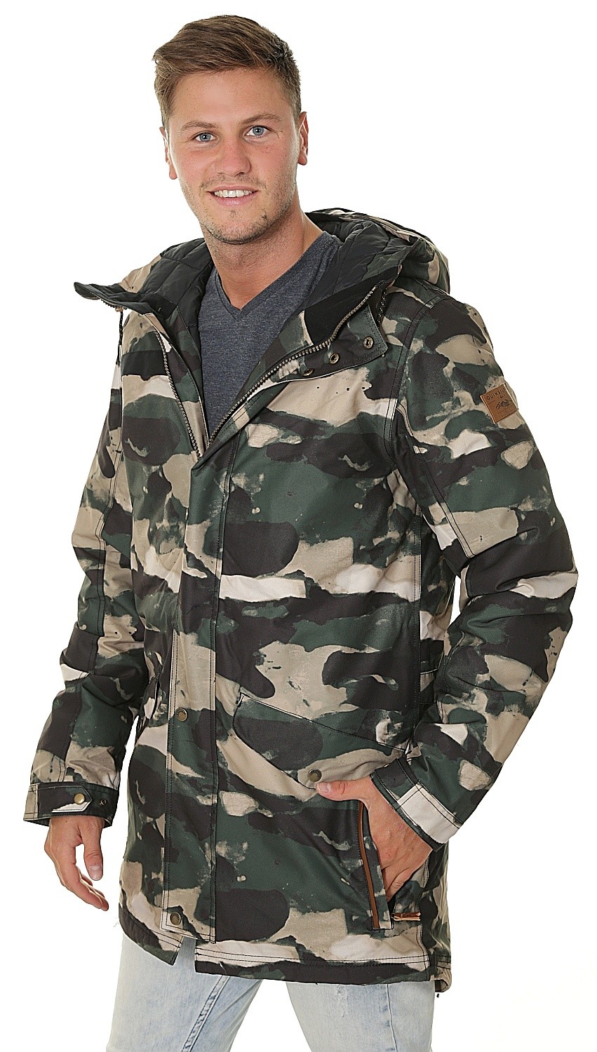 quiksilver camo jacket