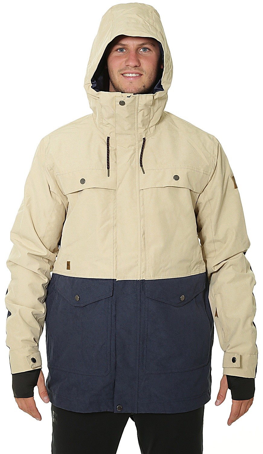 quiksilver block ski jacket mens