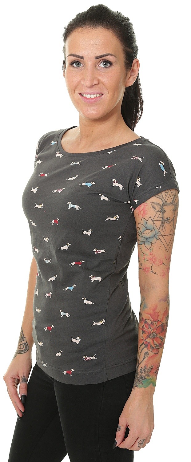 NEW! Brakeburn Ladies Sausage Dog T-shirt