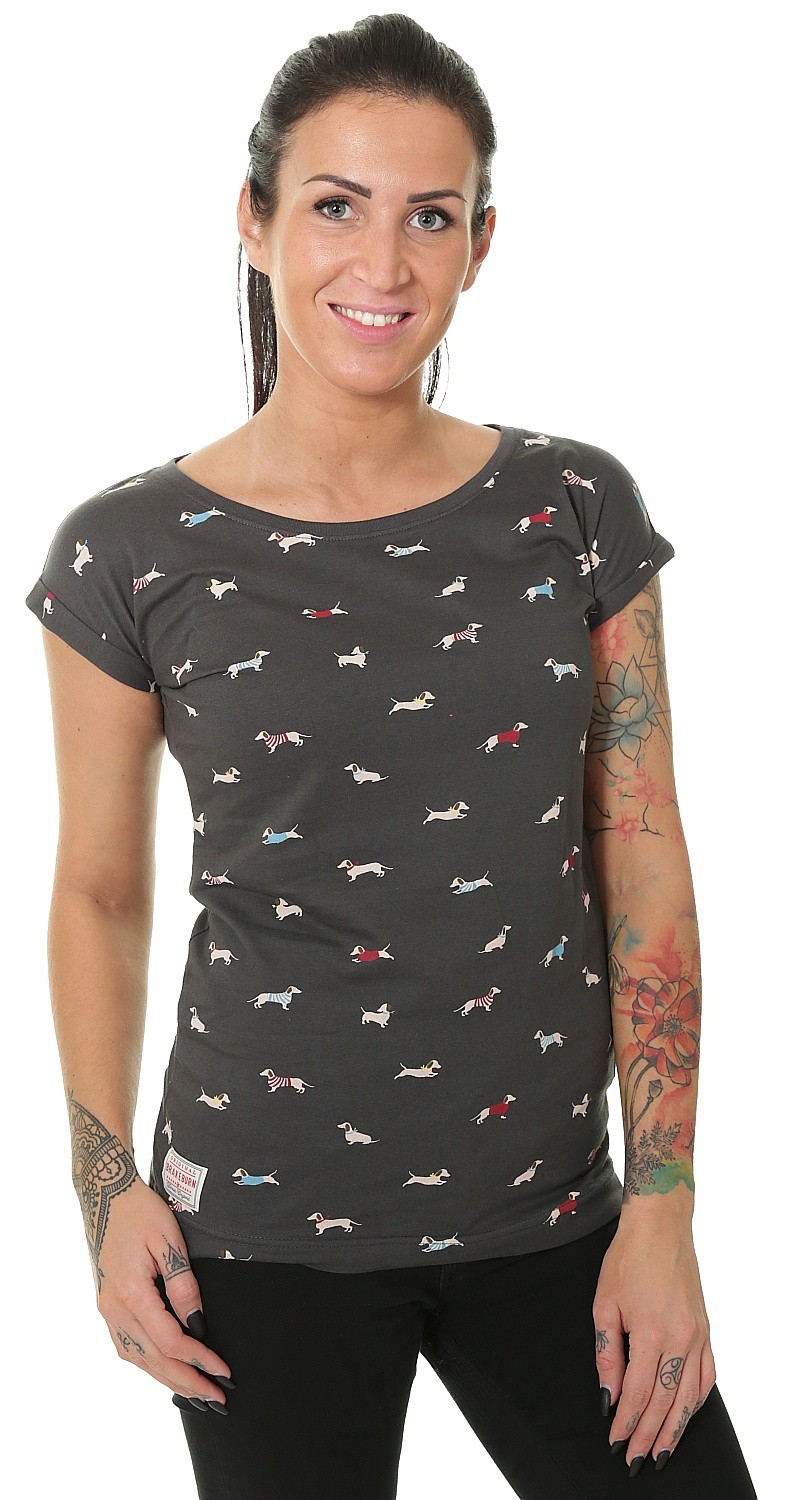NEW! Brakeburn Ladies Sausage Dog T-shirt