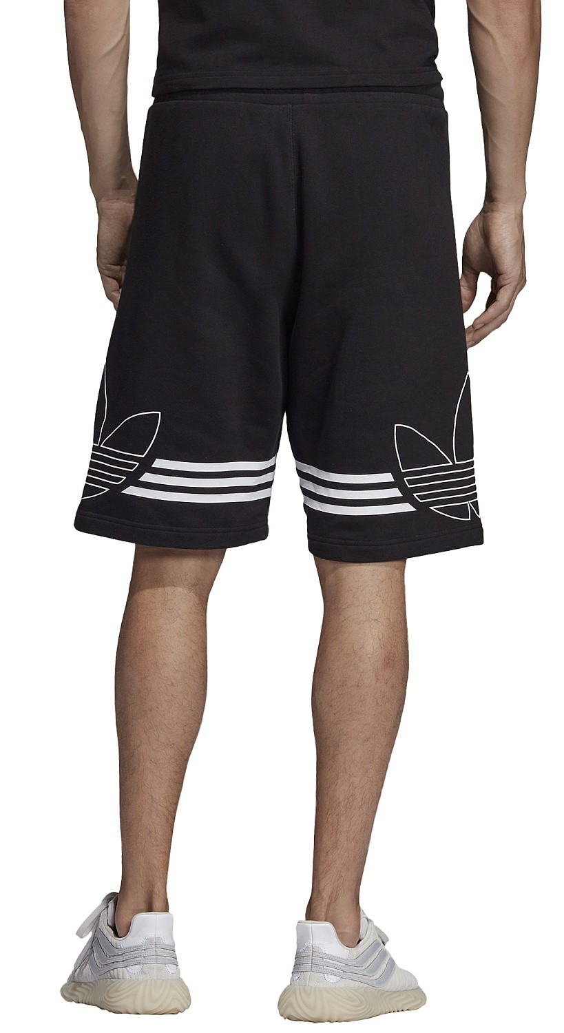 outline shorts adidas