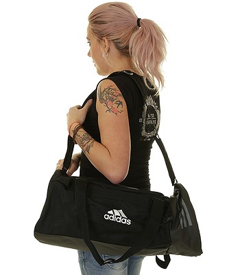 Bag Adidas Performance Convertible 3 Stripes Duffel M Black Black White Snowboard Online Eu