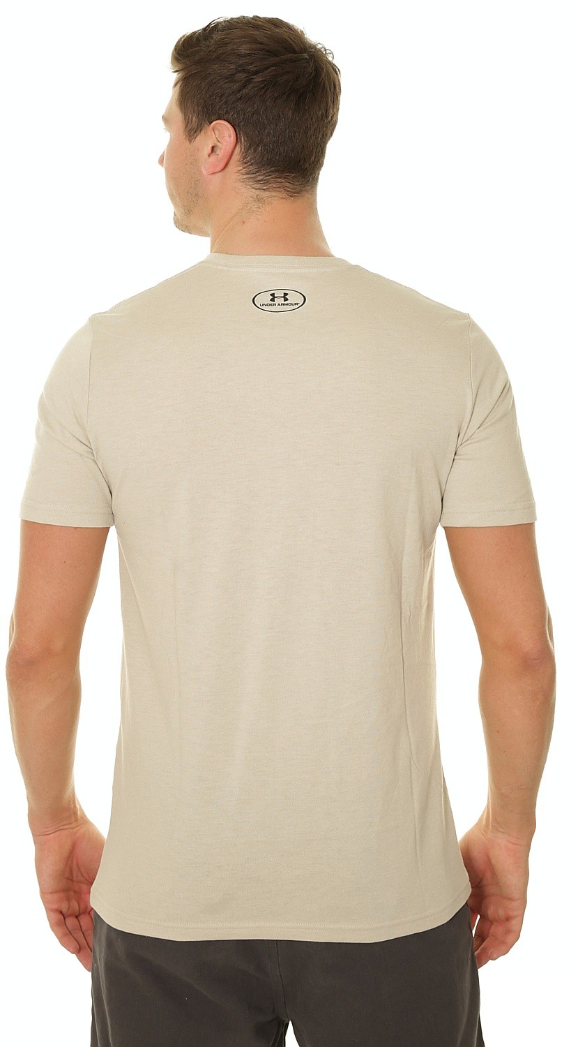 khaki under armour t shirt