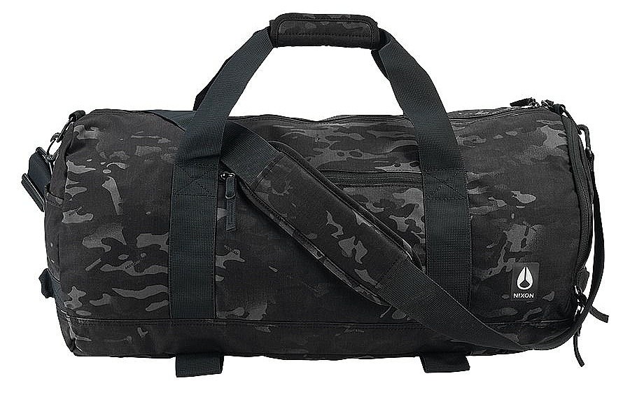 black multicam duffle bag