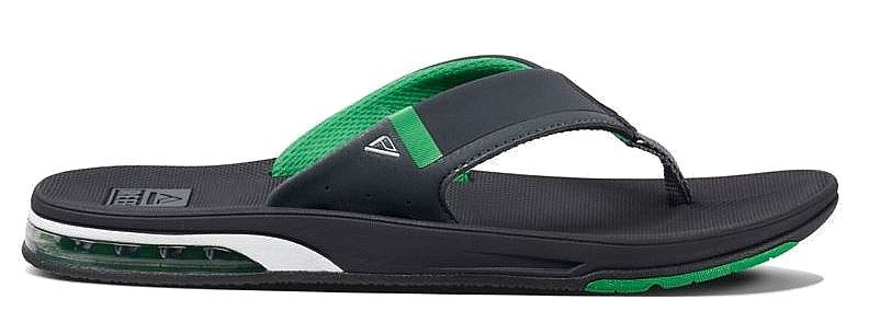 Reef Fanning Flip Flops Green Men