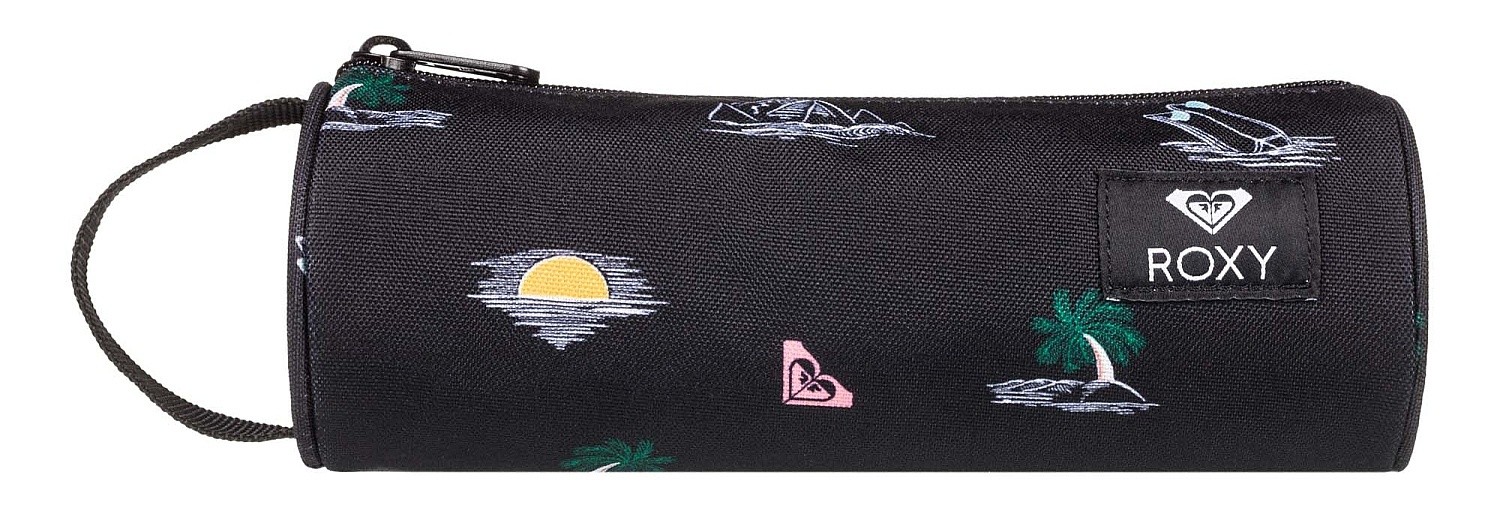 Roxy Off The Wall Pencil Case in Wintery Geo