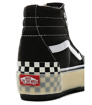 Sapatos Vans Sk8 Hi Stacked Black Checkerboard Blackcomb Shop Eu Sapatos Vans Sk8 Hi Stacked Black Checkerboard Blackcomb Shop Eu