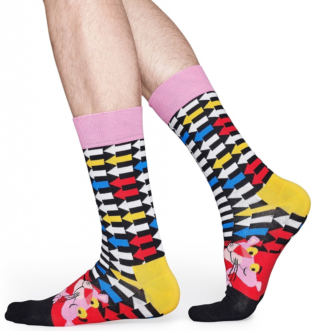 sockor Happy Socks Pink Panther Jet Pink - PAN01-6300