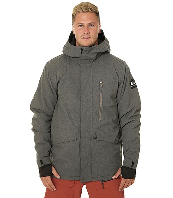 Jacket Quiksilver Mission Krph Black Heather Men S Snowboard Online Eu