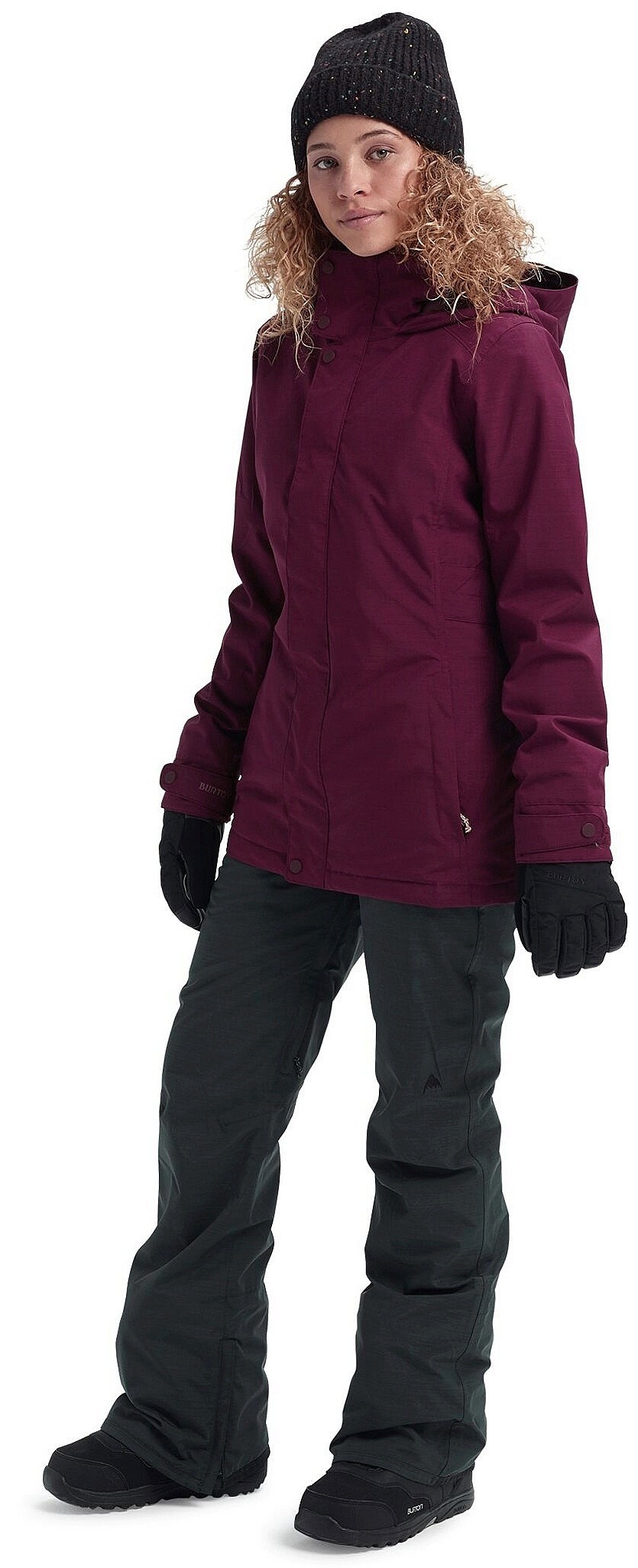 burton jet set jacket sangria