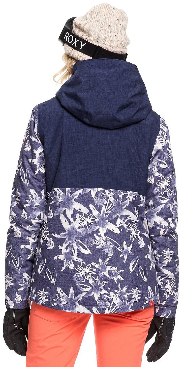 roxy jetty block snowboard jacket