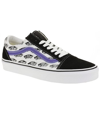 Shoes Vans Old Skool Blur Boards Black Royal Blue Blackcomb