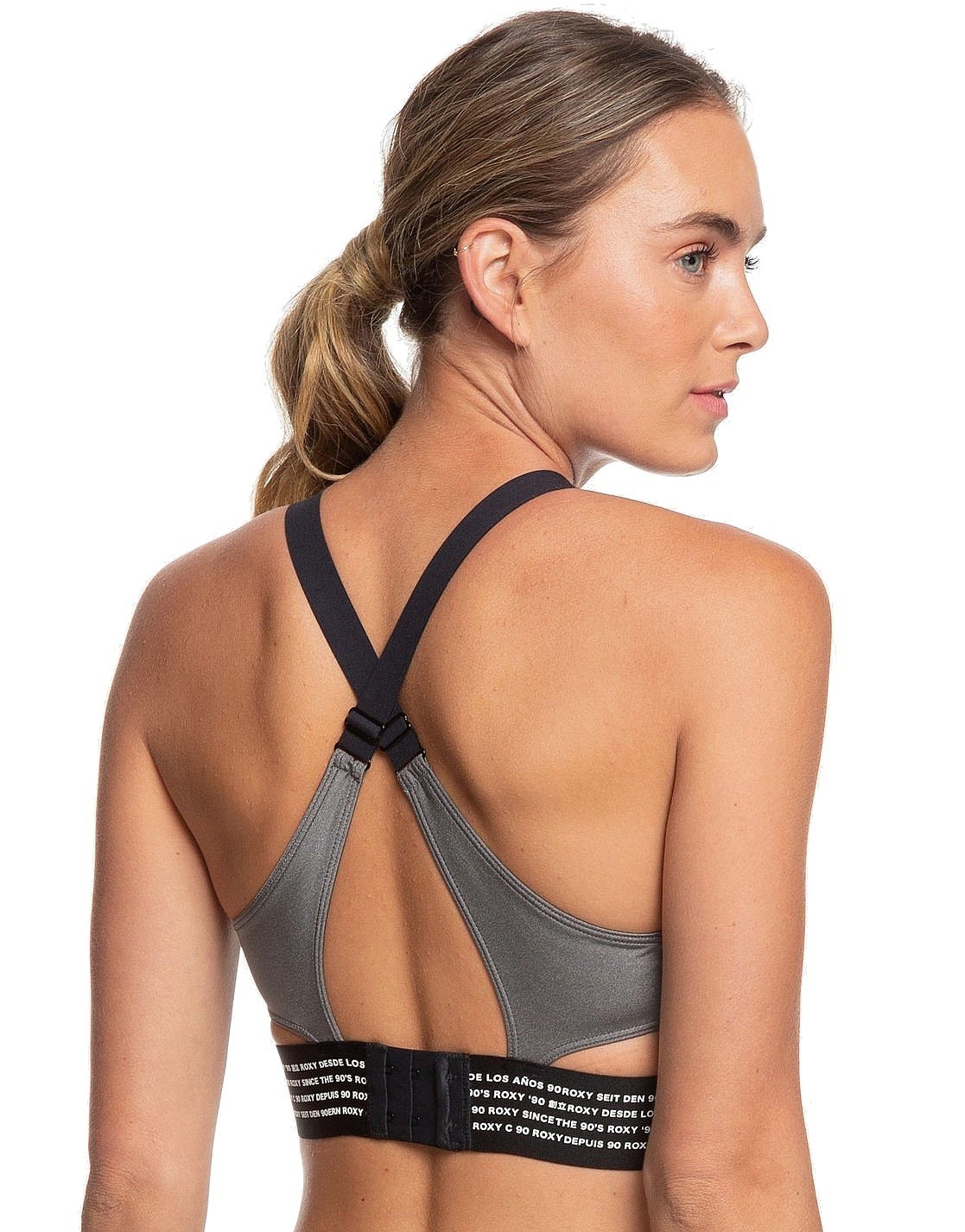bra Roxy We All Run - KPG0/Smoked Pearl - women´s