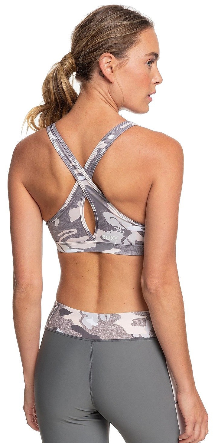 bra Roxy Lets Dance Printed - SZCH/Charcoal Heather Darwin S - women´s