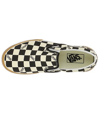 vans slip classic stacked shoes checkerboard multi true longer