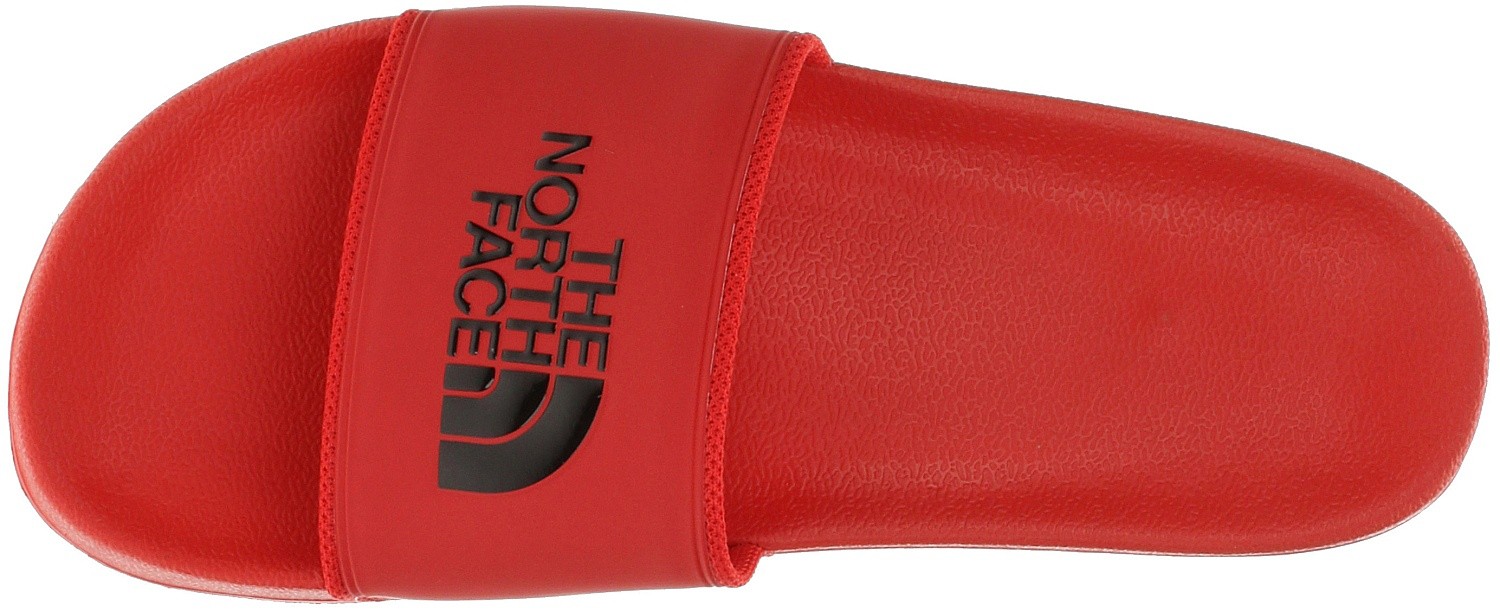 north face sliders red