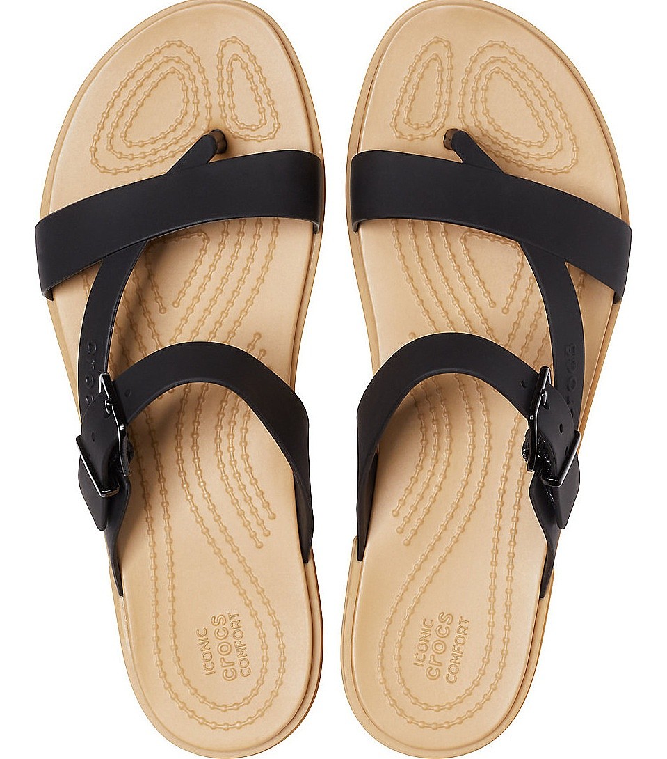womens black toe post sandals