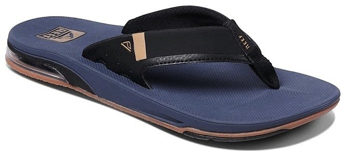 reef navy blue flip flops
