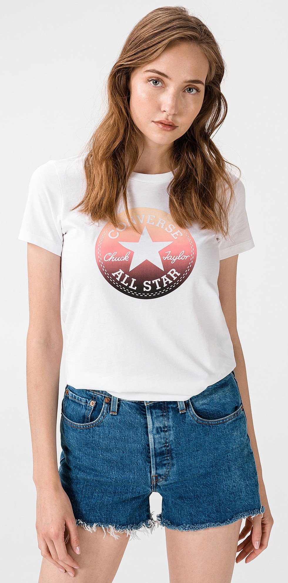 white converse t shirt womens