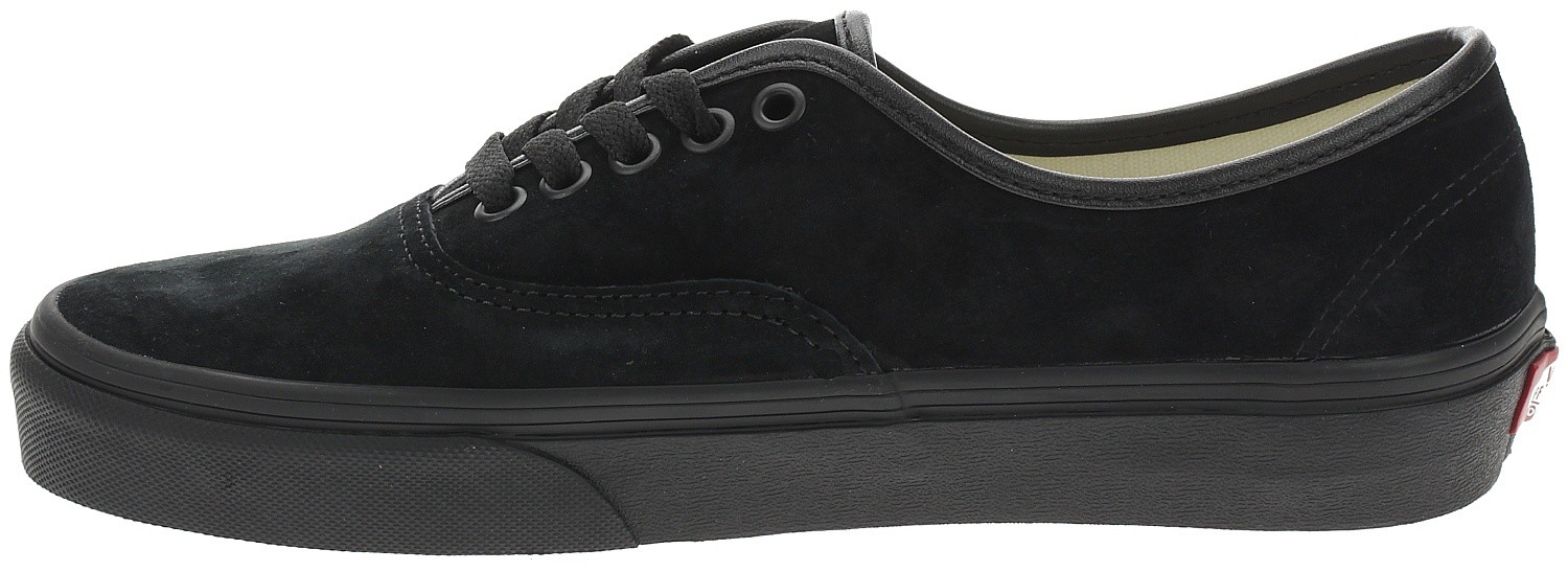 vans authentic suede black