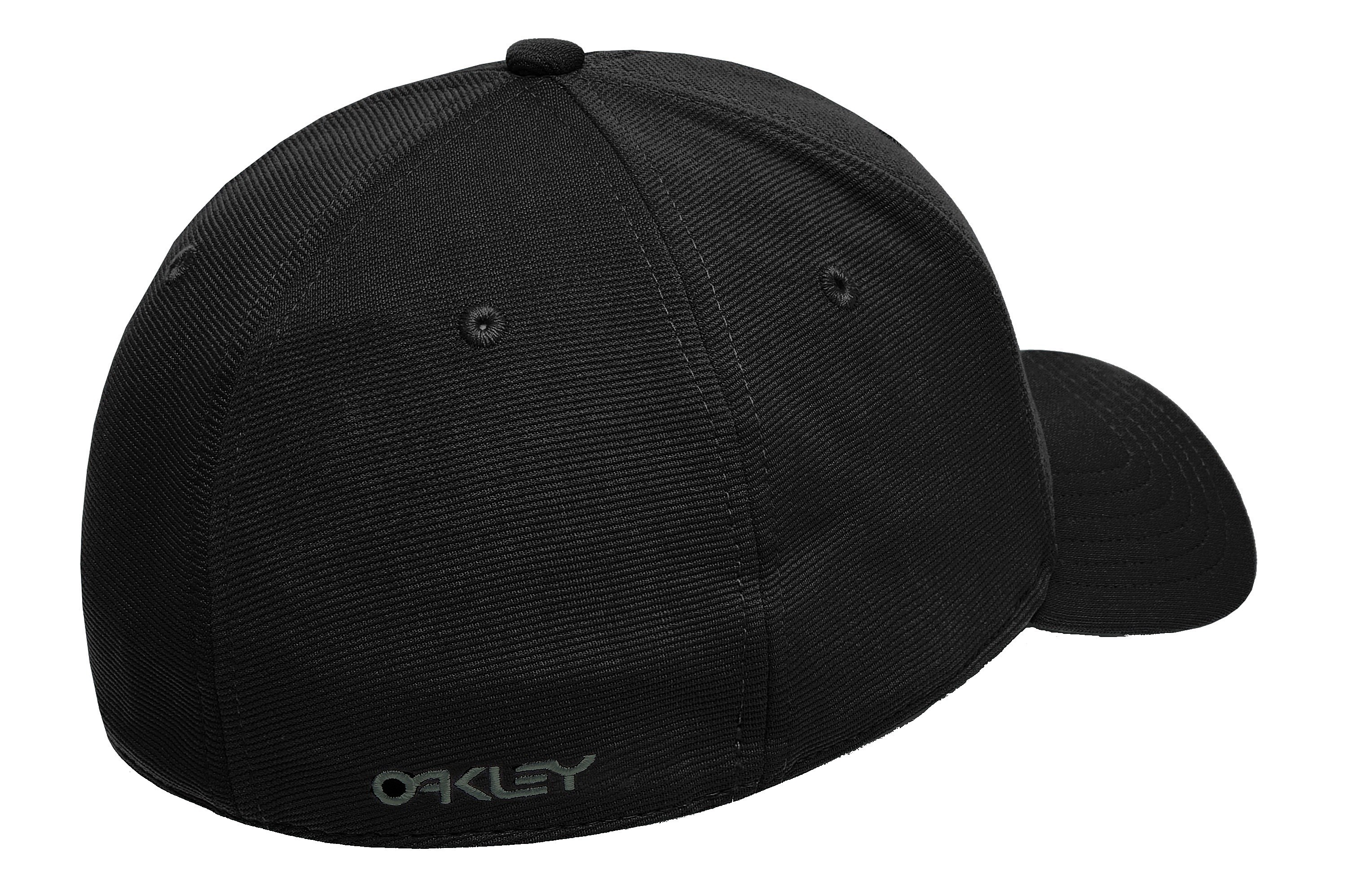 cap Oakley 6 Panel Stretch Metallic - Blackout - men´s