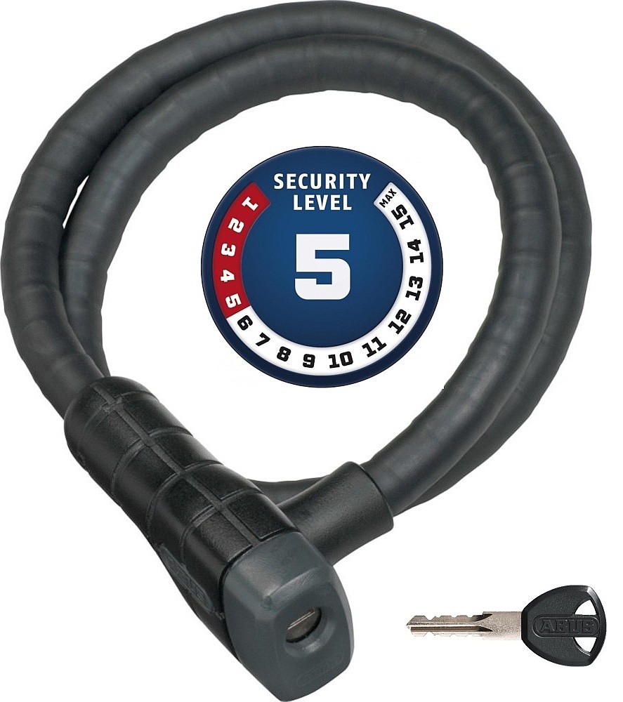 lock Abus Microflex 6615K/85/15 - Black